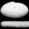 White Faux Fur Trim Ribbon Christmas Decorative Trimming Ribbon DIY Artificial Fur Ribbon 5cm Wide Plush Furry Fabric Garland Trim for Christmas Tree Holiday Garlands Party Decor